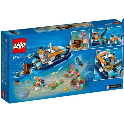 LEGO CITY LE BATEAU D EXPLORATION SOUS-MARINE 60377