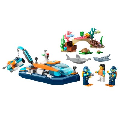 LEGO CITY LE BATEAU D EXPLORATION SOUS-MARINE 60377