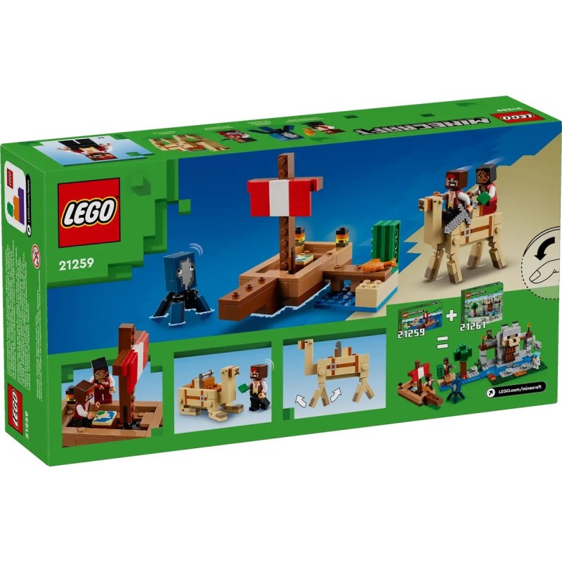 LEGO MINECRAFT LE VOYAGE DU BATEAU PIRATE 21259