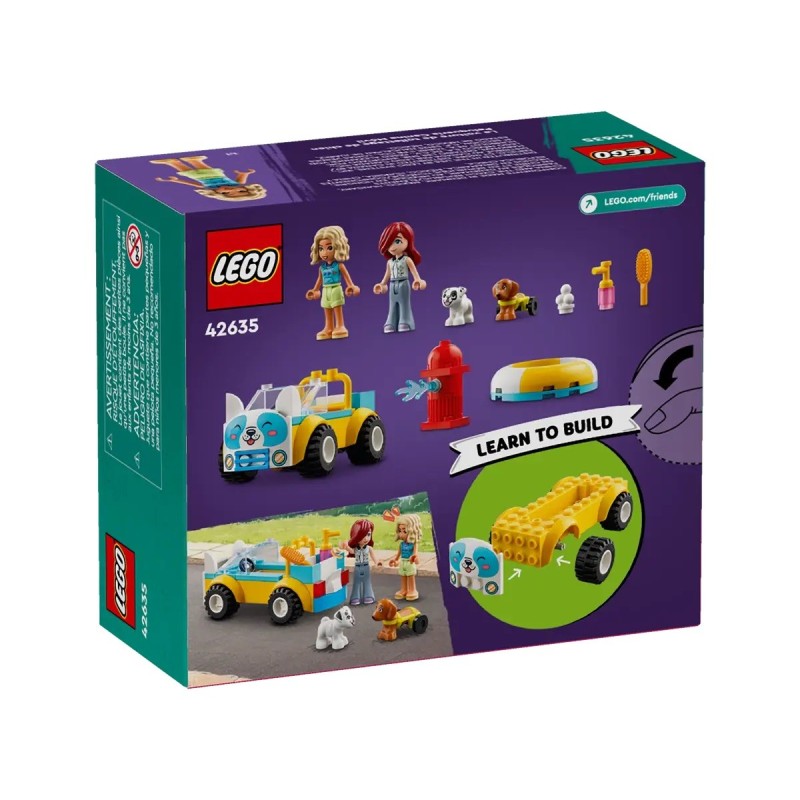 LEGO FRIENDS LA VOITURE DE TOILETTAGE CANIN 42635