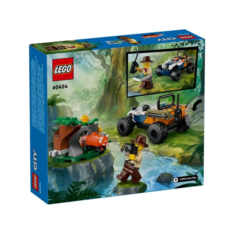 LEGO CITY LE TOUT TERRAIN DE L EXPLORATEUR DE LA JUNGLE 60424