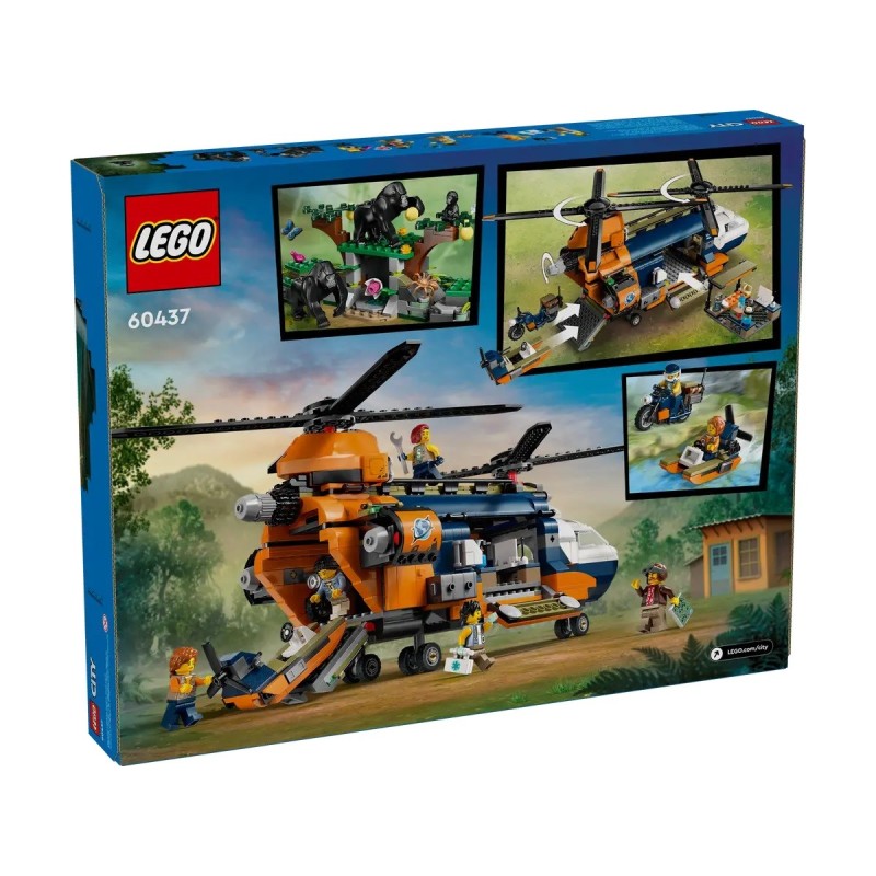 LEGO CITY L HELICOPTERE DE L EXPLORATEUR DE LA JUNGLE 60437