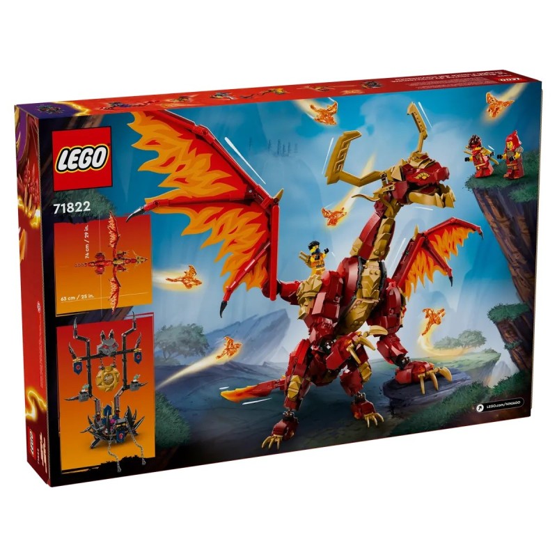 LEGO NINJAGO LE DRAGON SOURCE DU MOUVEMENT 71822