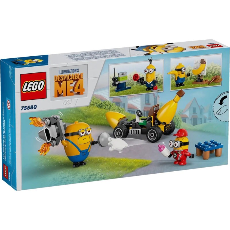 LEGO IDEAS LES MINIONS ET LA VOITURE BANANE 75580