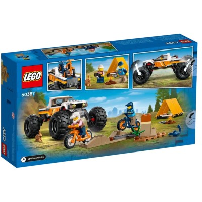 LEGO CITY LES AVENTURES DU 4X4 TOUT TERRAIN 60387