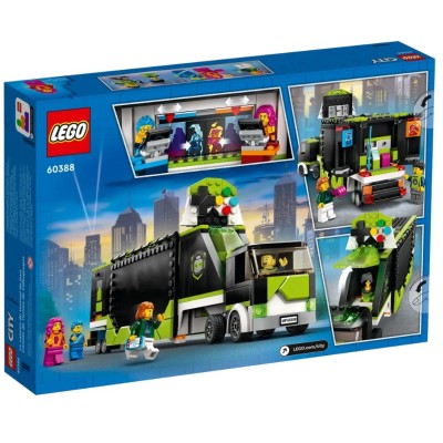 LEGO CITY LE CAMION DE TOURNOIS DE JEUX VIDEO 60388