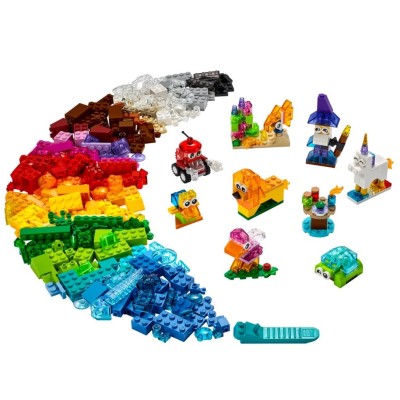 LEGO CLASSIC BRIQUES TRANSPARENTES CREATIVES 11013