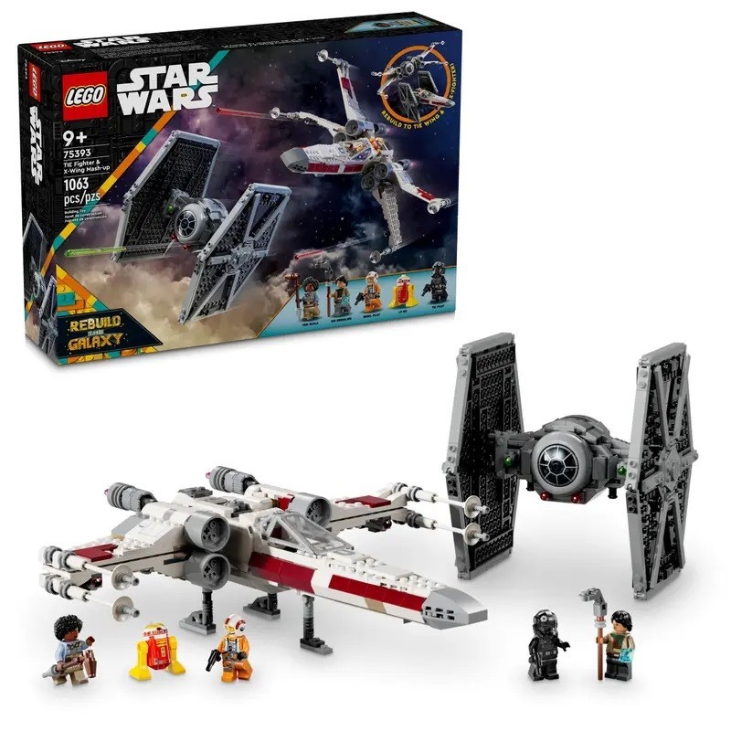 LEGO STAR WARS TIE FIGHTER ET X WING A COMBINER 75393 75393