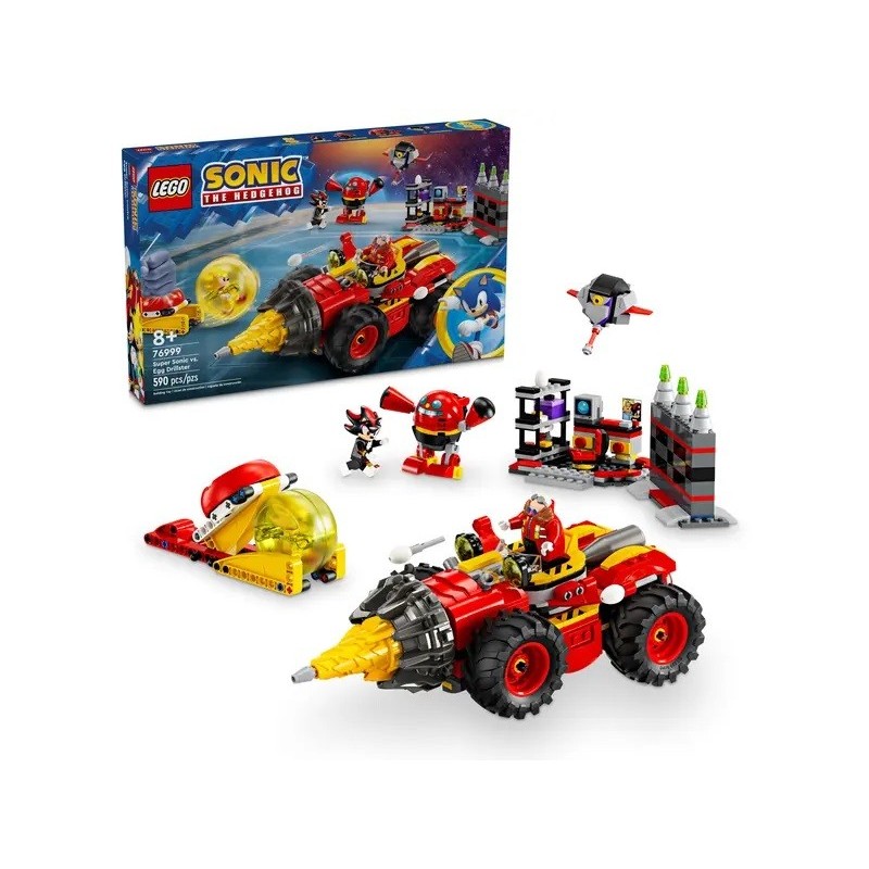 LEGO SONIC SUPER SONIC CONTRE EGG DRILLSTER 76999 76999