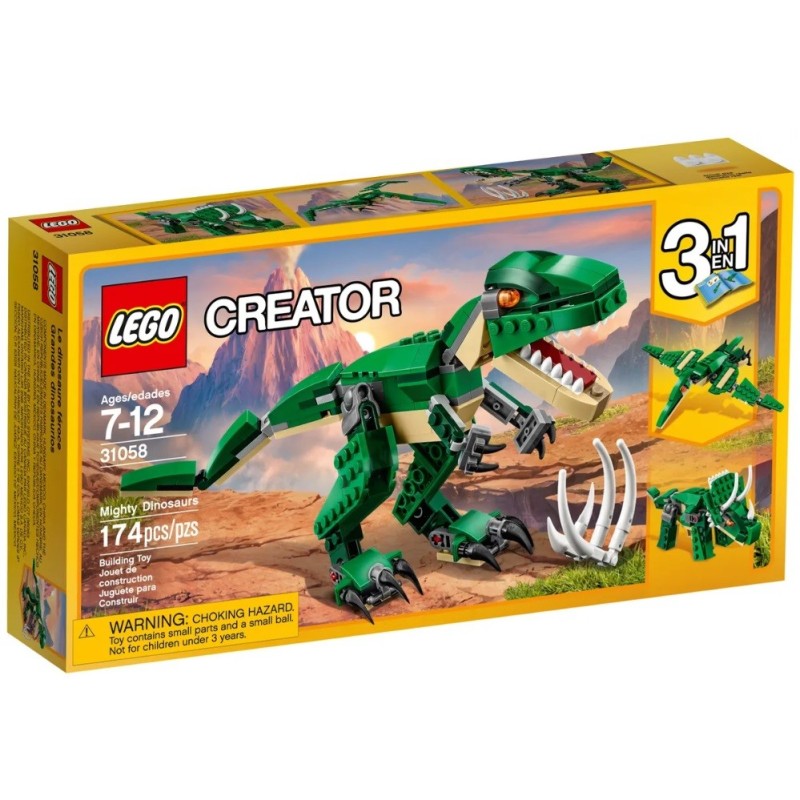 LEGO CREATOR LES DINOSAURES FEROCES 31058