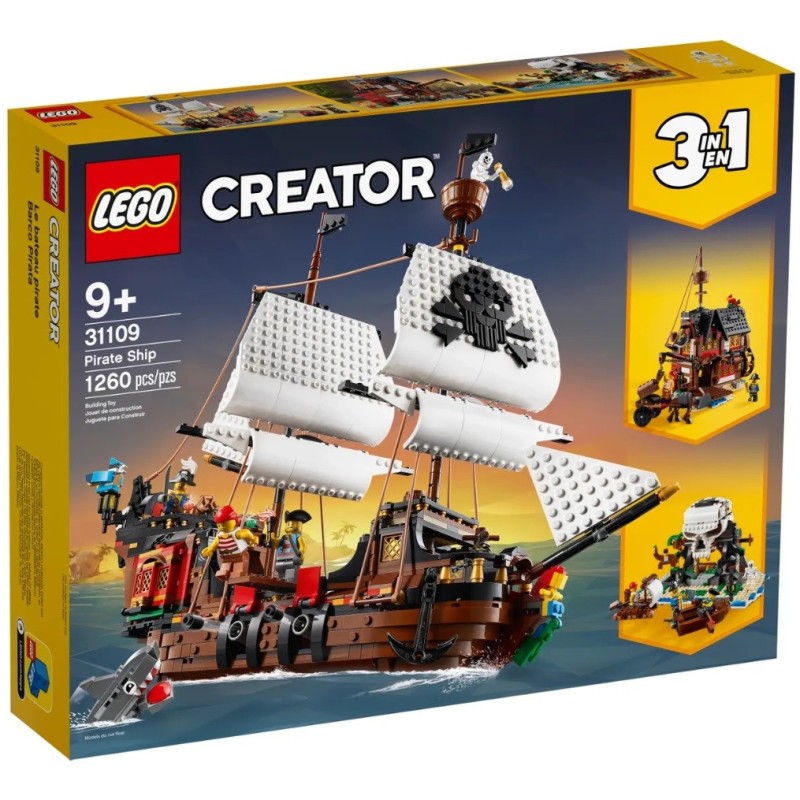 LEGO CREATOR LE BATEAU PIRATE 31109