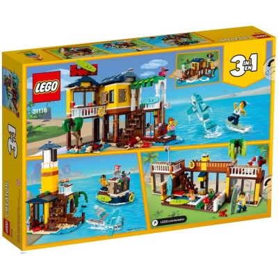 LEGO CREATOR LA MAISON SUR LA PLAGE DU SURFEUR 31118