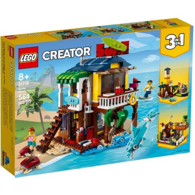 LEGO CREATOR LA MAISON SUR LA PLAGE DU SURFEUR 31118