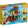 LEGO CREATOR LA MAISON SUR LA PLAGE DU SURFEUR 31118
