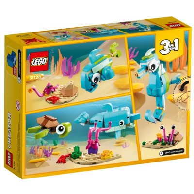 LEGO CREATOR LE DAUPHIN ET LA TORTUE 31128