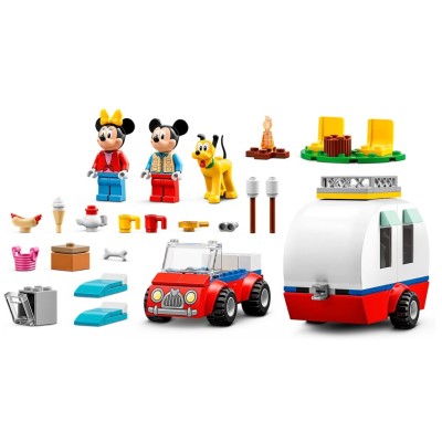 LEGO 4PLUS MICKEY MOUSE ET MINNIE MOUSE FONT DU CAMPING 10777