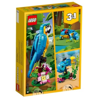 LEGO CREATOR LE PERROQUET EXOTIQUE 31136