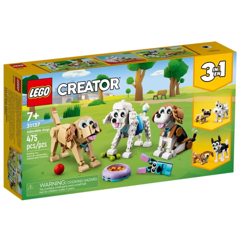 LEGO CREATOR ADORABLES CHIENS 31137