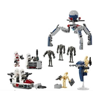 LEGO STAR WARS PACK DE COMBAT DES CLONES TROOPERS ET DROIDES 75372