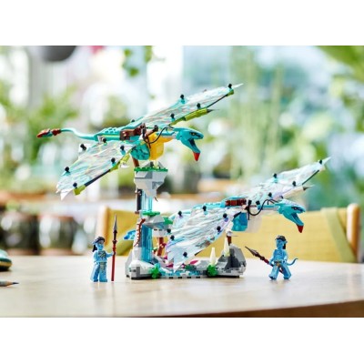 LEGO AVATAR LE PREMIER VOL EN BANSHEE DE JAKE ET NEYTIRI 75572