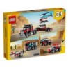 LEGO CREATOR LE CAMION REMORQUE AVEC HELICOPTERE 31146