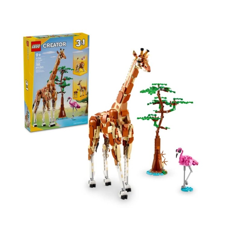 LEGO CREATOR LES ANIMAUX SAUVAGES DU SAFARI 31150