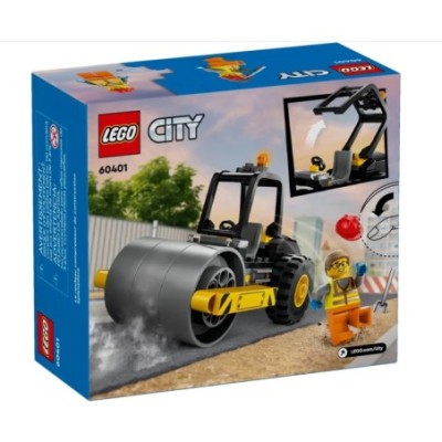 LEGO CITY LE ROULEAU COMPRESSEUR DE CHANTIER 60401