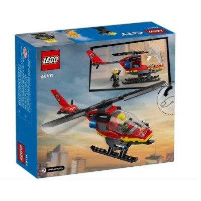 LEGO CITY L HELICOPTERE DE SECOURS DES POMPIERS 60411