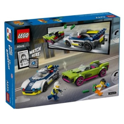 LEGO CITY LA COURSE POURSUITE ENTRE LA VOITURE DE POLICE 60415