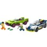 LEGO CITY LA COURSE POURSUITE ENTRE LA VOITURE DE POLICE 60415