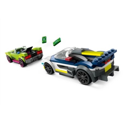 LEGO CITY LA COURSE POURSUITE ENTRE LA VOITURE DE POLICE 60415