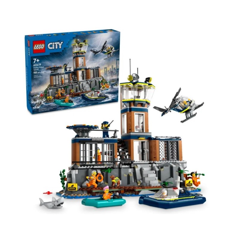 LEGO CITY LA PRISON DE LA POLICE EN HAUTE MER 60419