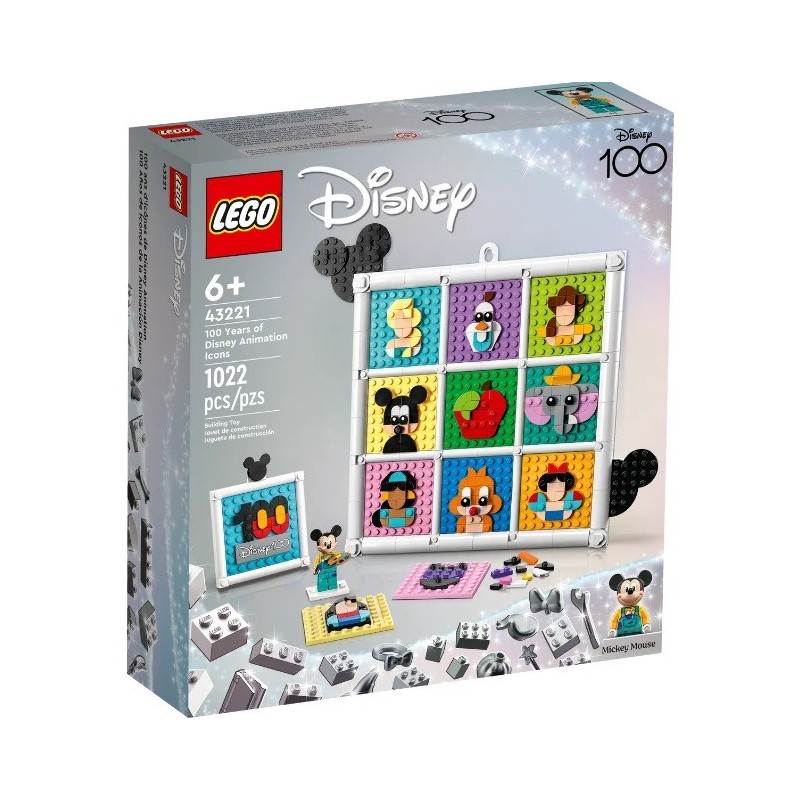 LEGO DISNEY CLASSIC 100 ANS D ICONES DISNEY 43221