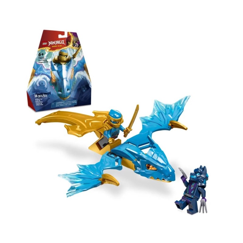 LEGO NINJAGO L ATTAQUE DU DRAGON REBELLE DE NYA 71802