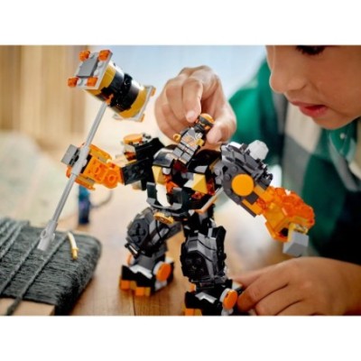LEGO NINJAGO LE ROBOT ELEMENTAIRE DE LA TERRE DE COLE 71806