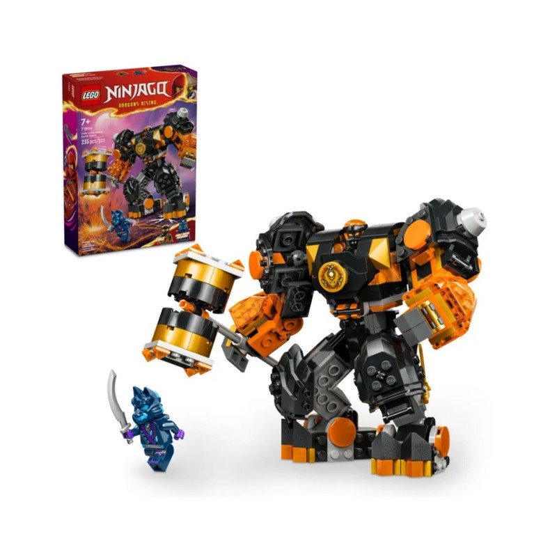 LEGO NINJAGO LE ROBOT ELEMENTAIRE DE LA TERRE DE COLE 71806