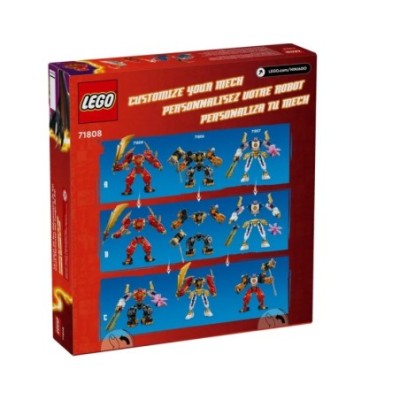 LEGO NINJAGO LE ROBOT ELEMENTAIRE DU FEU DE KAI 71808