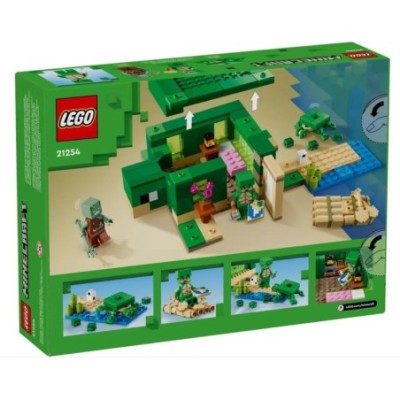 LEGO MINECRAFT LA MAISON DE LA PLAGE DE LA TORTUE 21254