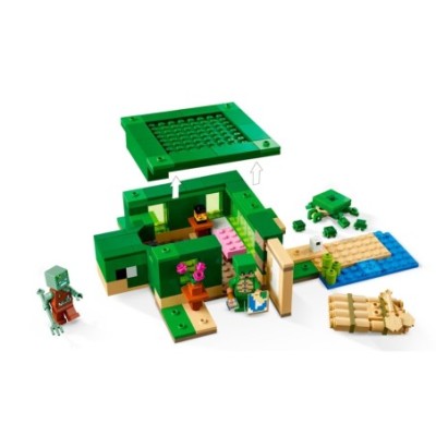 LEGO MINECRAFT LA MAISON DE LA PLAGE DE LA TORTUE 21254