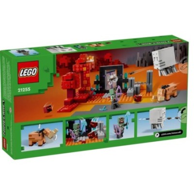 LEGO MINECRAFT L EMBUSCADE AU PORTAIL DU NETHER 21255
