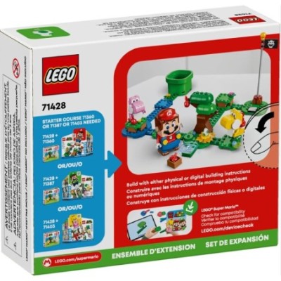 LEGO SUPER MARIO YOSHI JAUNE ET YOSHI ROSE 71428